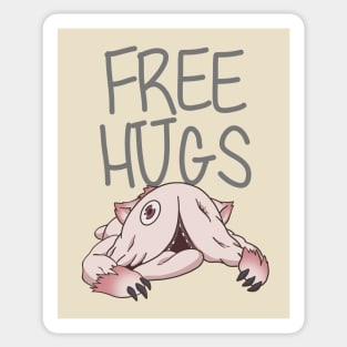 Freee Hugs Sticker